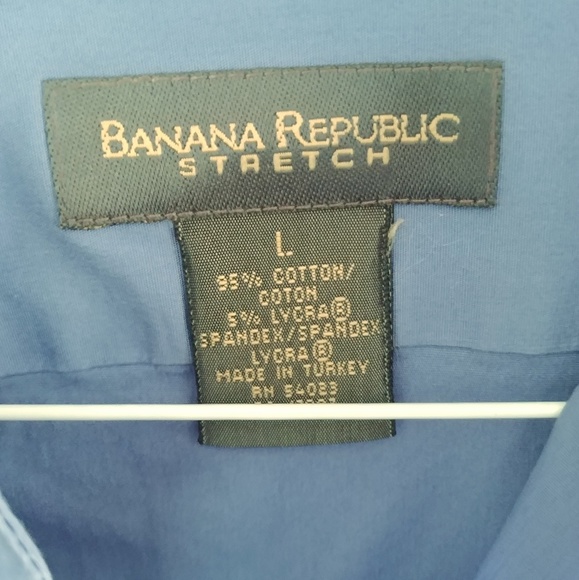 Banana Republic Stretch Classic Mens Shirt - Picture 3 of 3